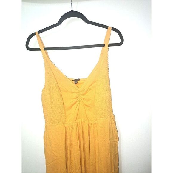 Torrid Dress Womens Yellow Maxi Dress Vacation Beach Summer Plus Size 2X - Picture 8 of 11